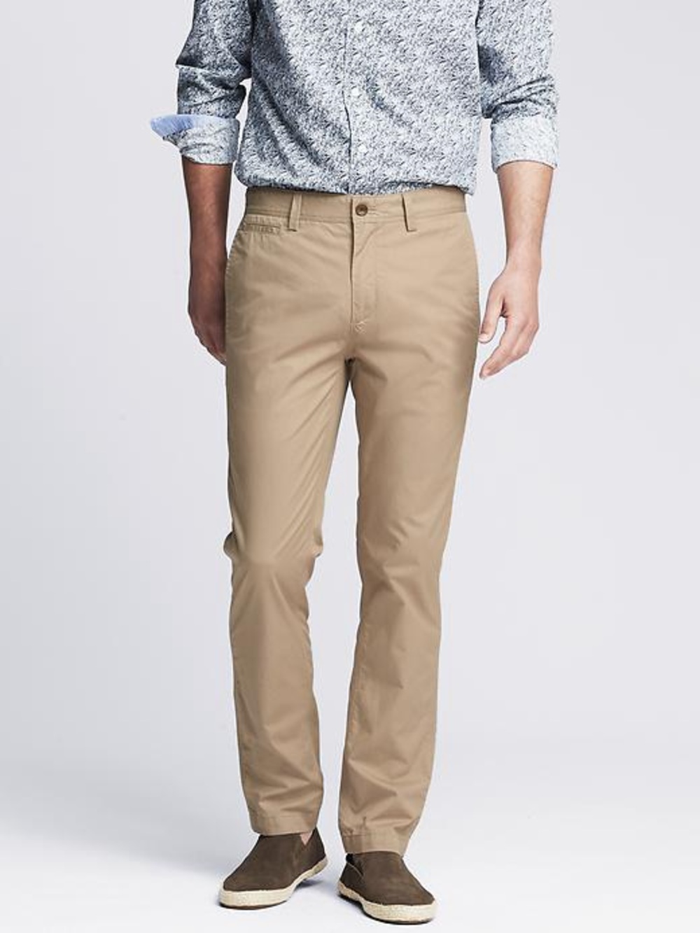 Banana Republic Aiden Chino 33x30 Classic Straight Pants, Beige, Tan, BR W33